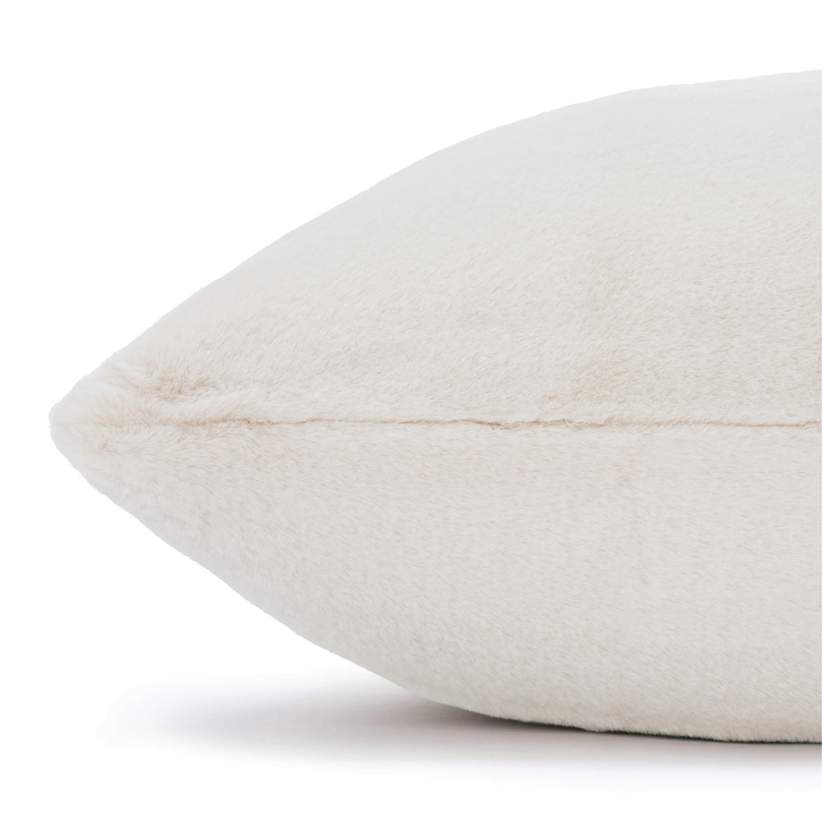 Natural Recycled Faux Fur Dog Bed