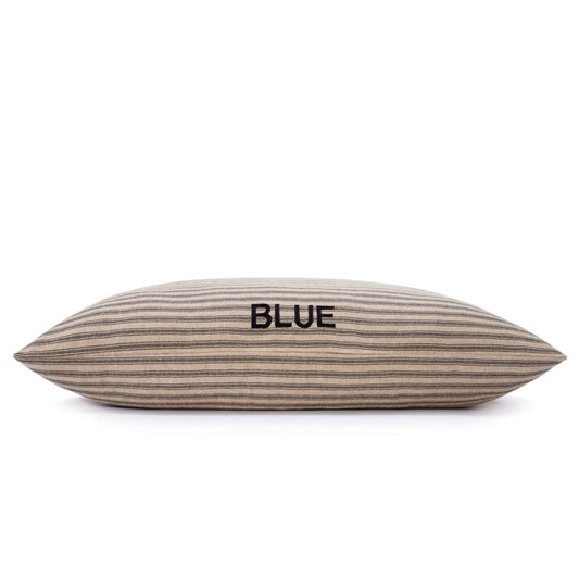 Ticking Stripe Dog Bed
