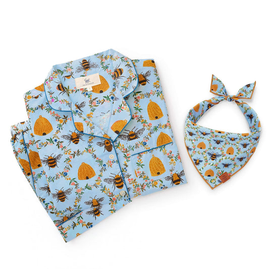 Printfresh x TFD Sweet Bee Mom + Dog Matching Gift Set (Short PJs)