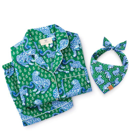 Printfresh x TFD Tiger Queen Mom + Dog Matching Gift Set (Short PJs)