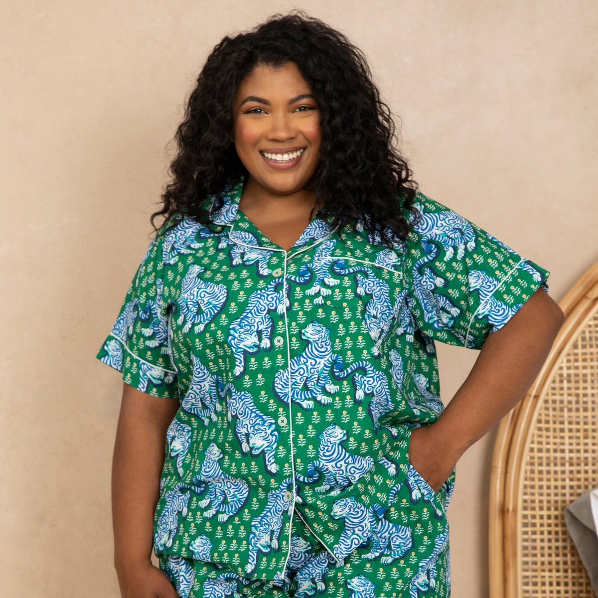 Printfresh x TFD Tiger Queen Mom + Dog Matching Gift Set (Short PJs)