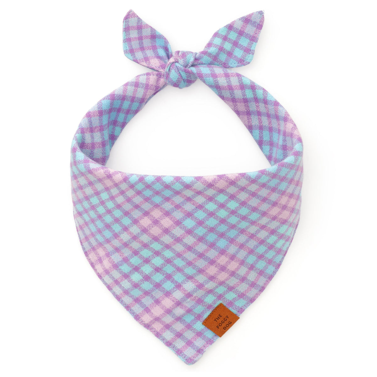 Sorbet Plaid Flannel Dog Bandana