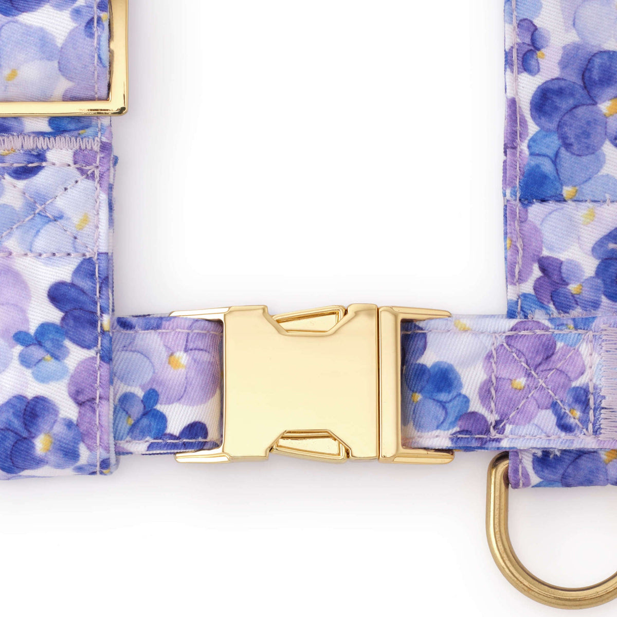 Pressed Pansies Dog Harness