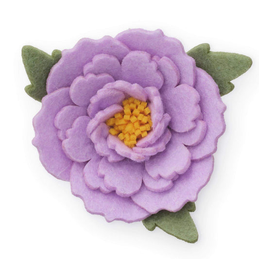 Lilac Peony Dog Collar Flower