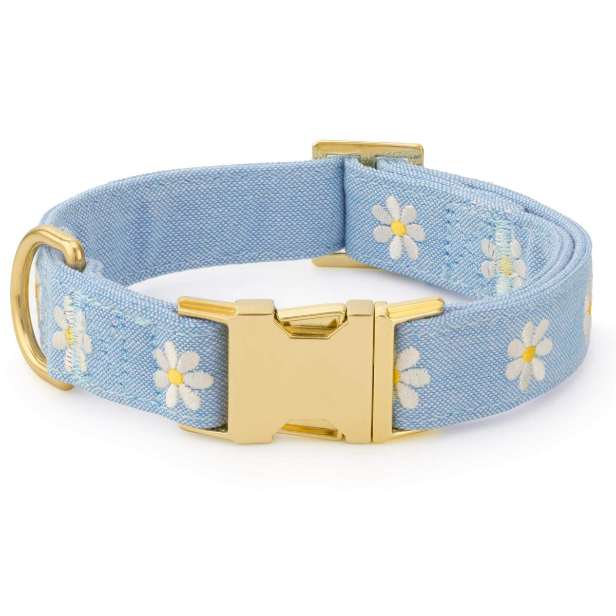 Daisy Embroidered Collar Walk Set