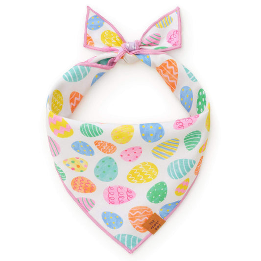 Easter Eggs Reversible Dog Bandana