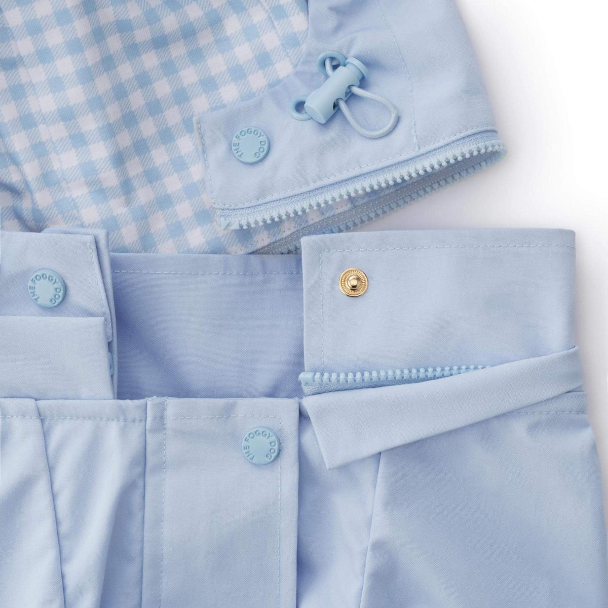 Sky Blue Dog Raincoat