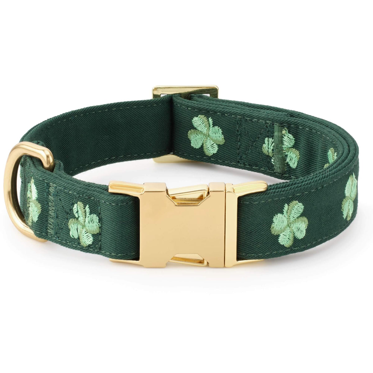 Clover Embroidered Collar Walk Set