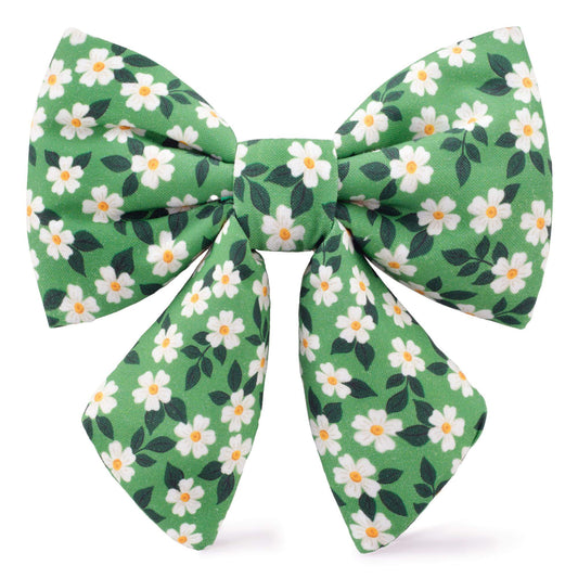 Dainty Daisies Lady Dog Bow