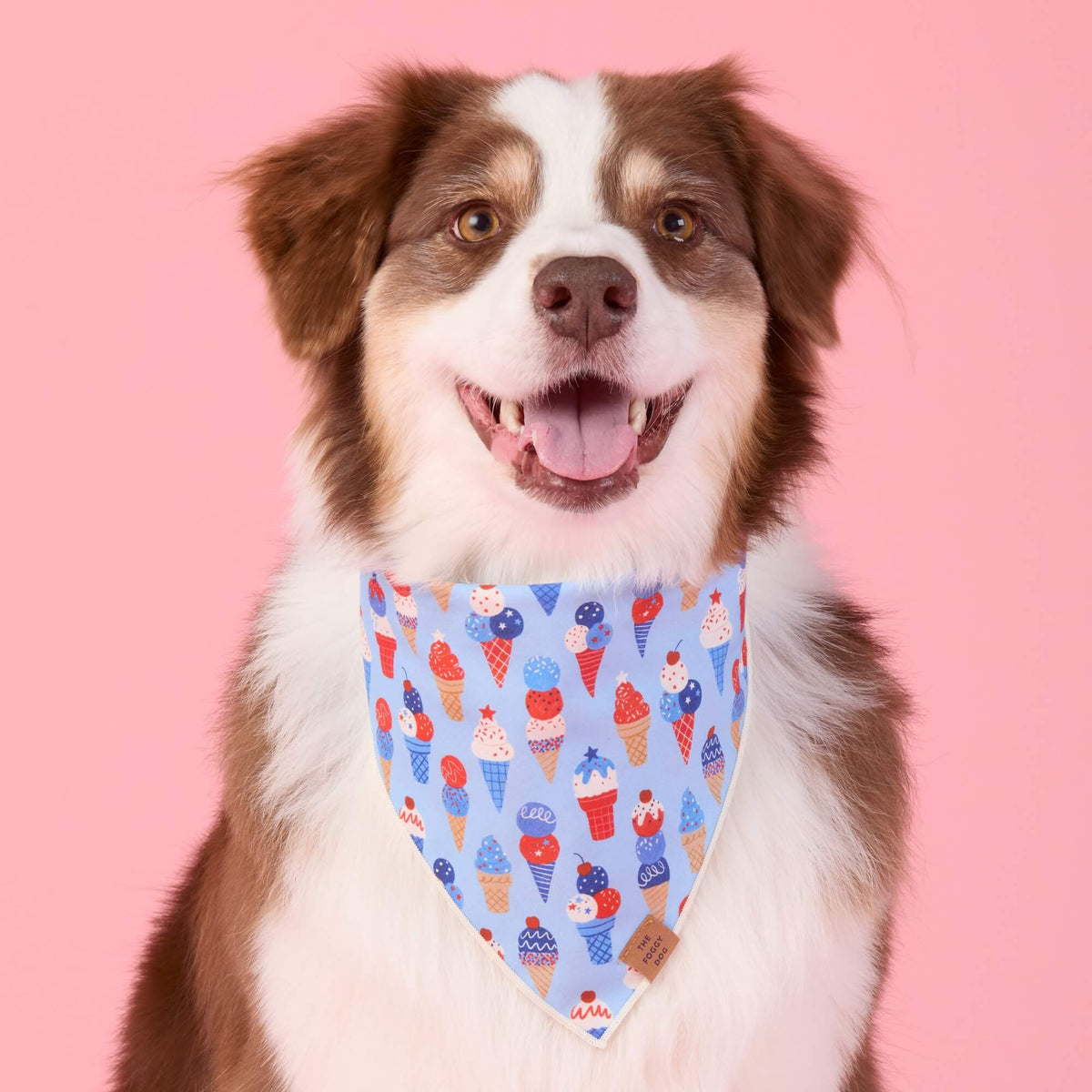Star-Spangled Scoops Dog Bandana