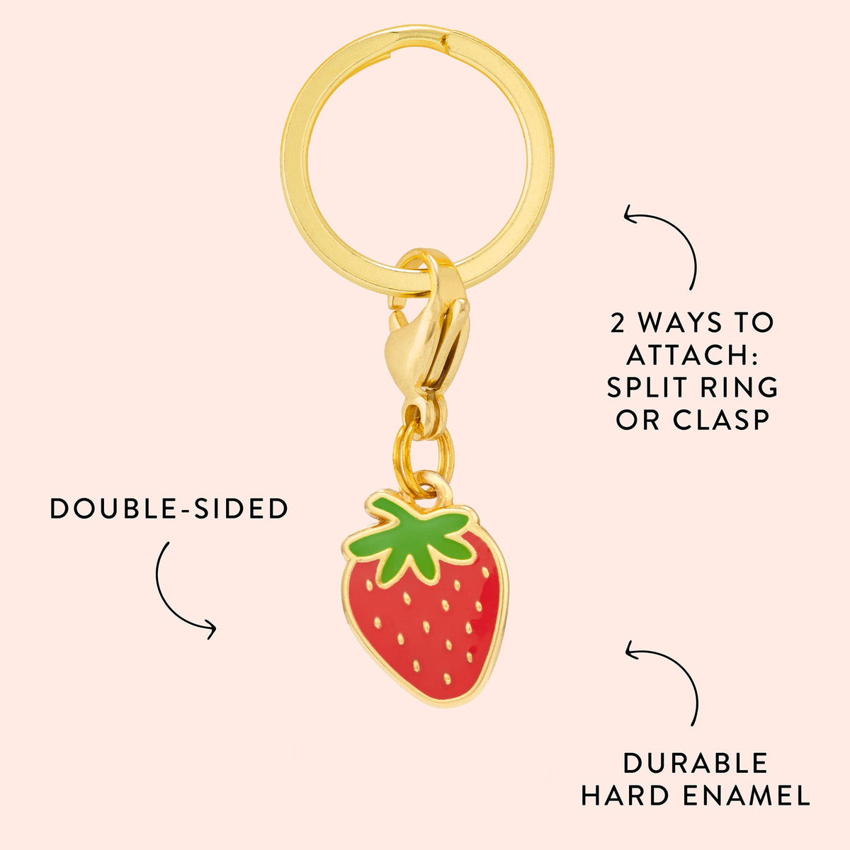 Strawberry Patch Collar Charm Set