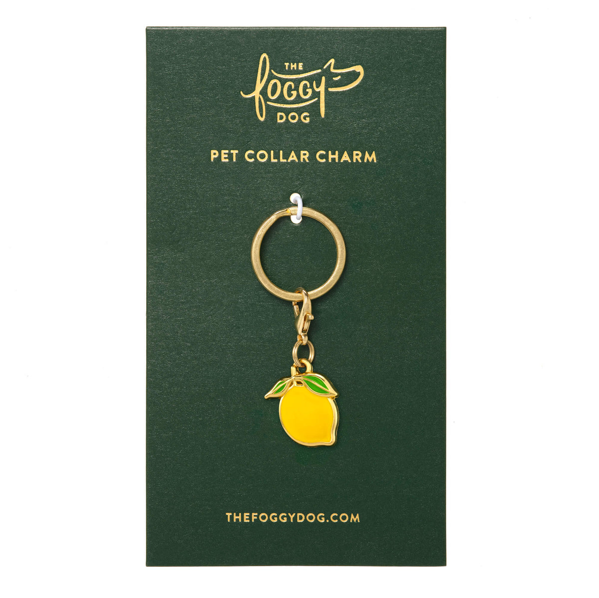 Lemon Collar Charm