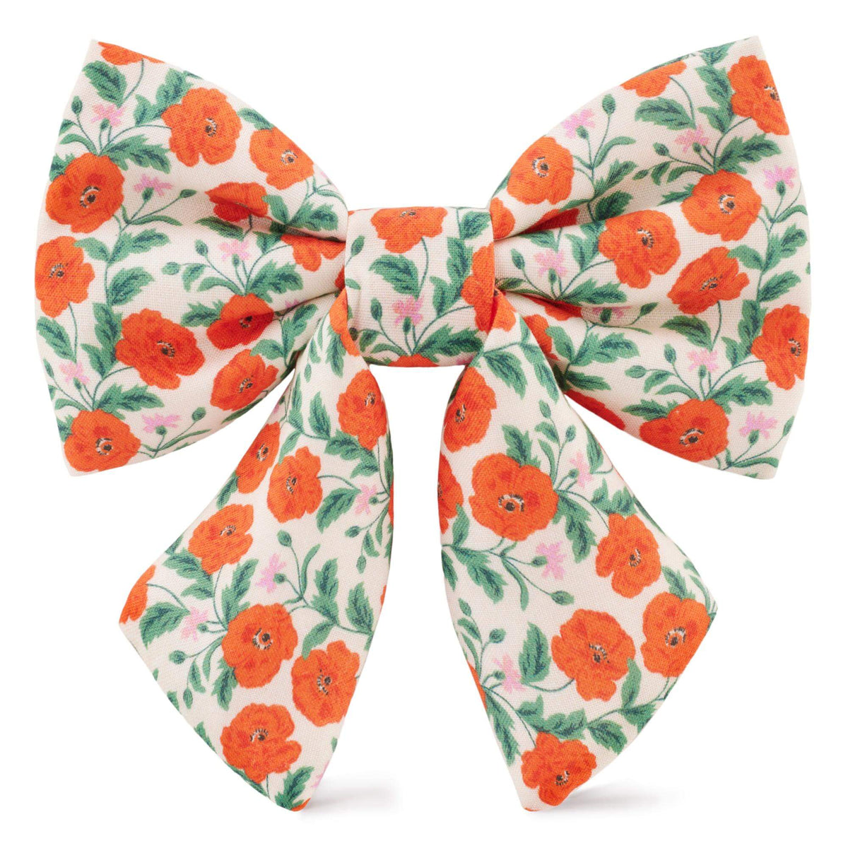 Golden Poppies Lady Dog Bow