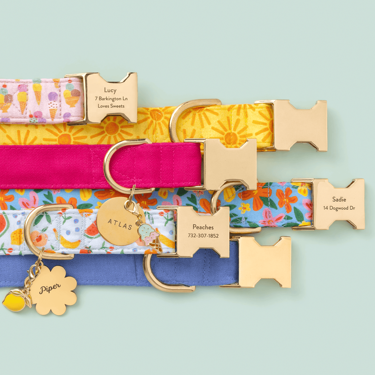 Lemon Collar Charm