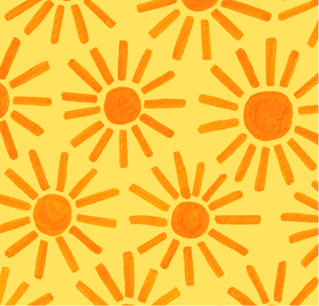 Here Comes the Sun Dog Bow Tie