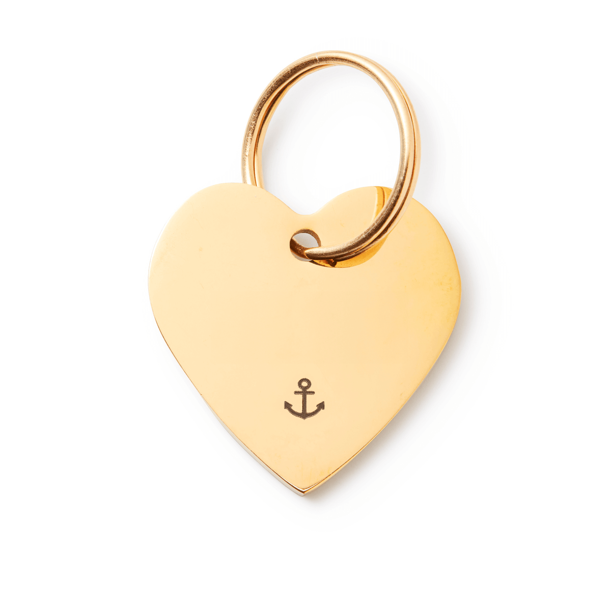 Heart Pet ID Tag: Anchor Icon