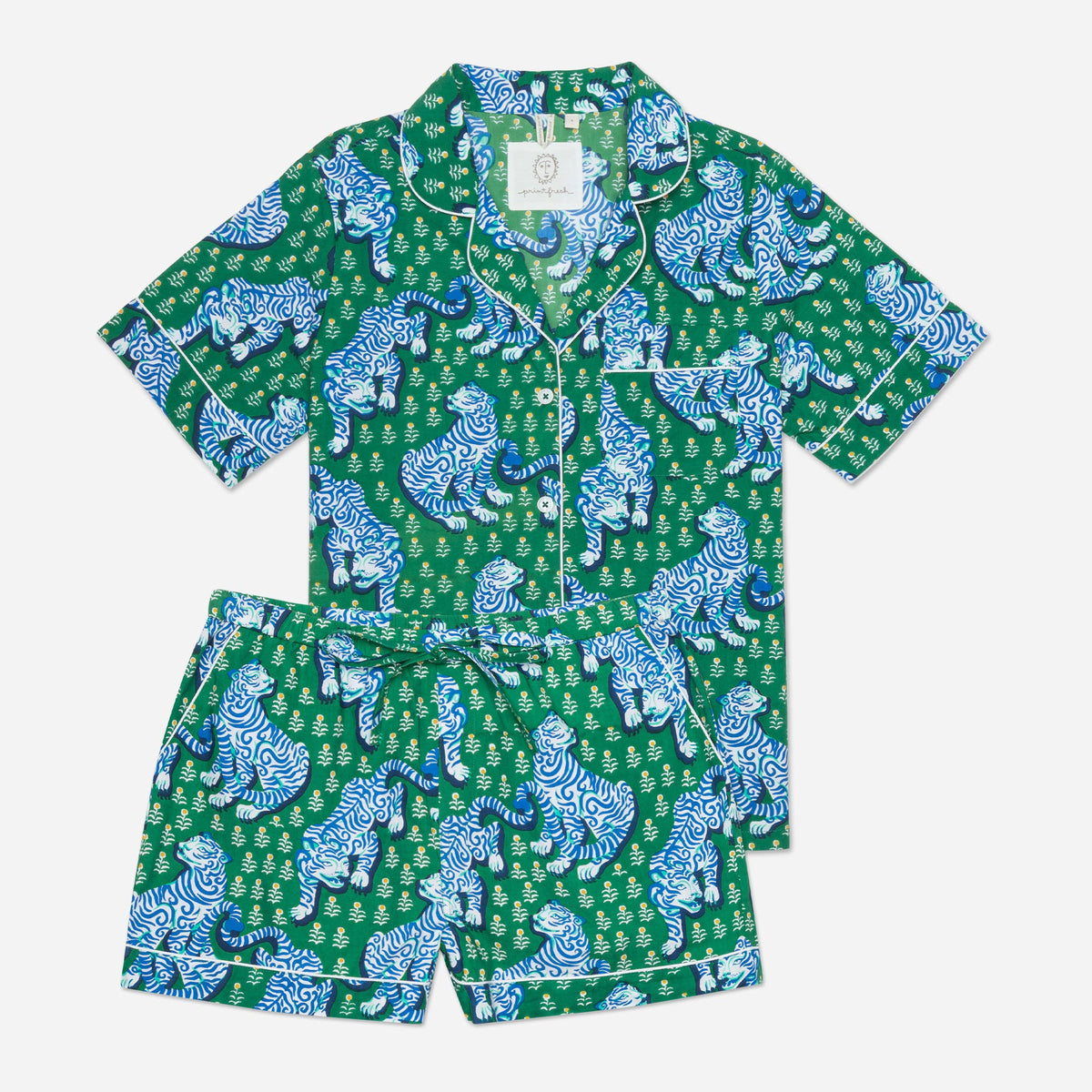 Printfresh x TFD Tiger Queen Mom + Dog Matching Gift Set (Short PJs)