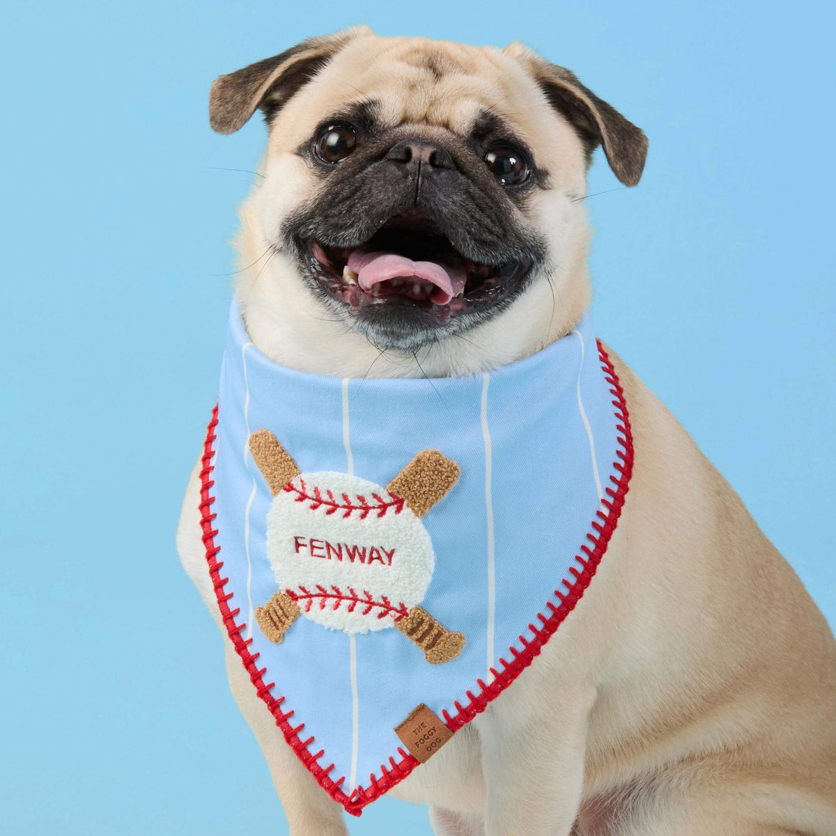 Baseball Applique Dog Bandana