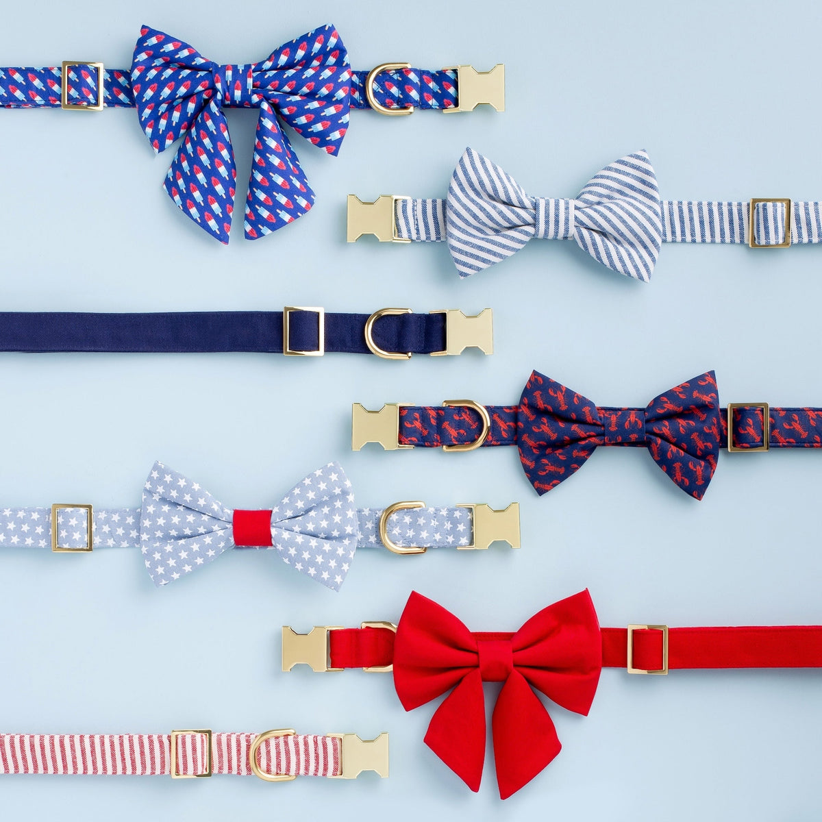 Red Stripe Dog Collar