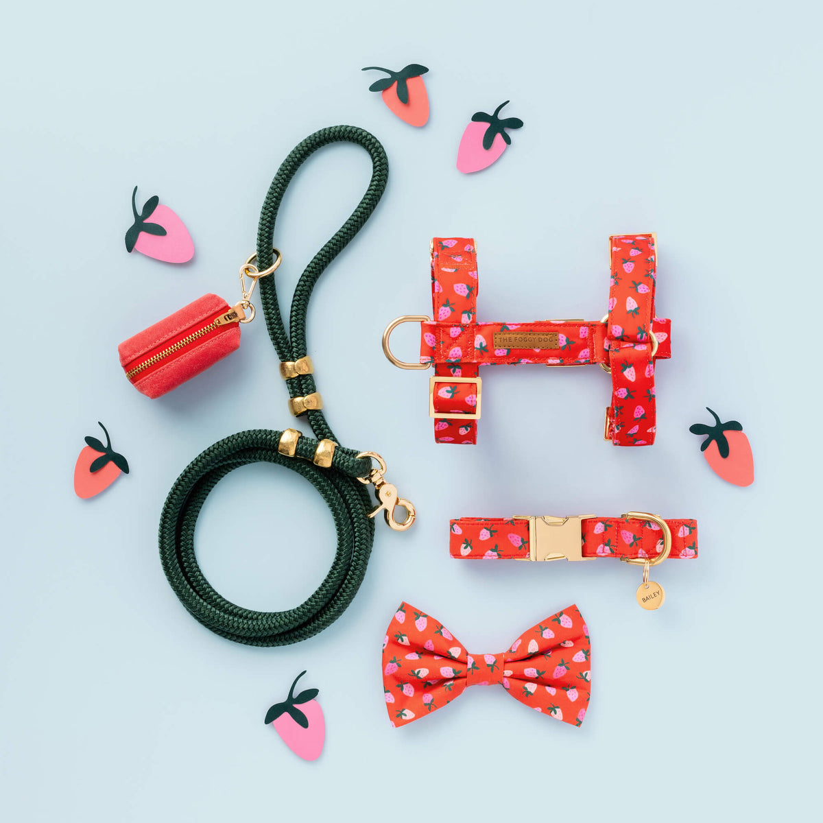 Berry Sweet Dog Harness