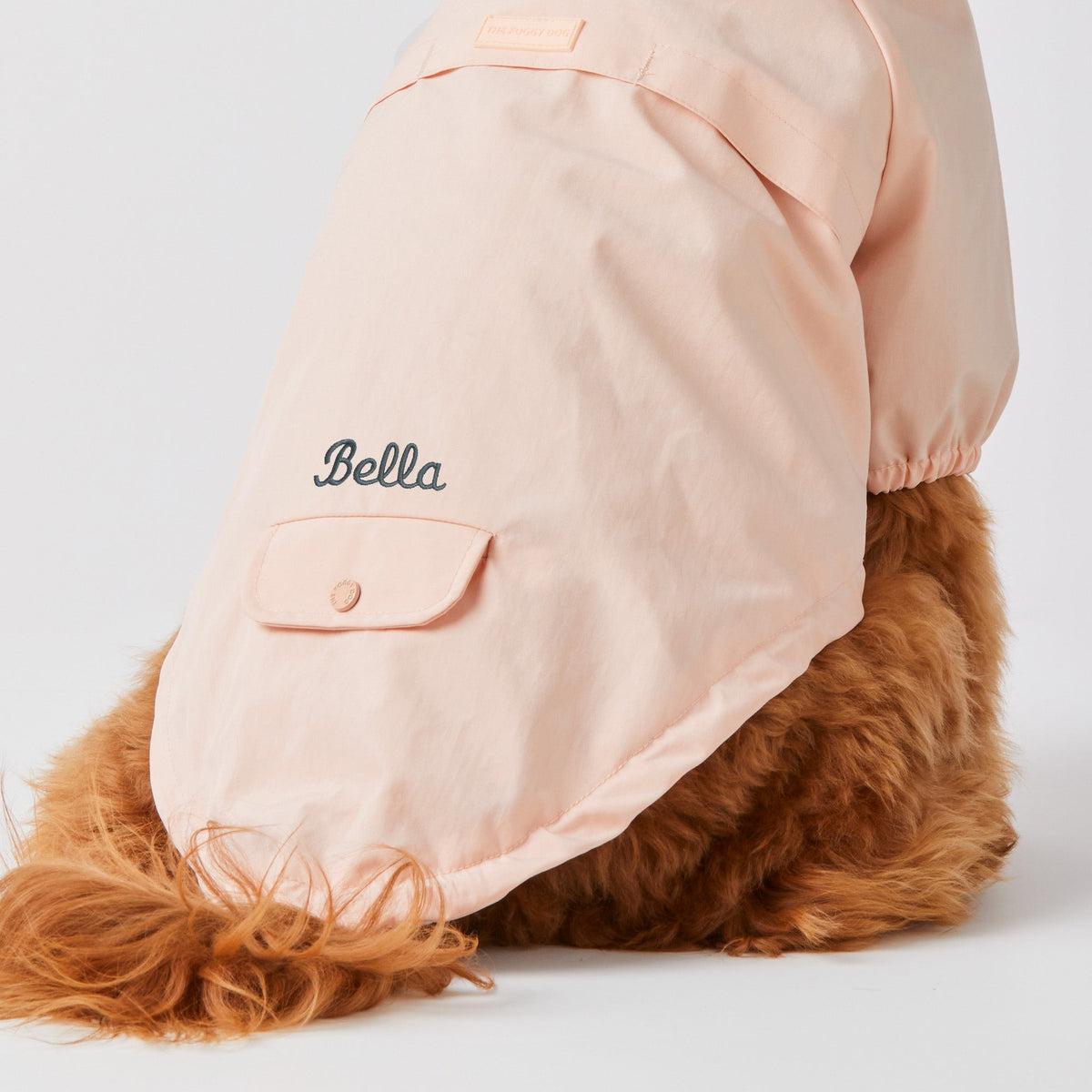 Petal Pink Dog Raincoat