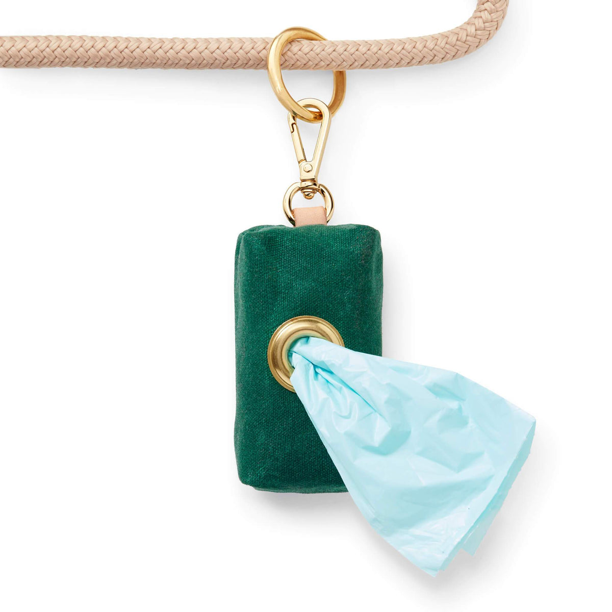 Evergreen Waxed Canvas Waste Bag Holder