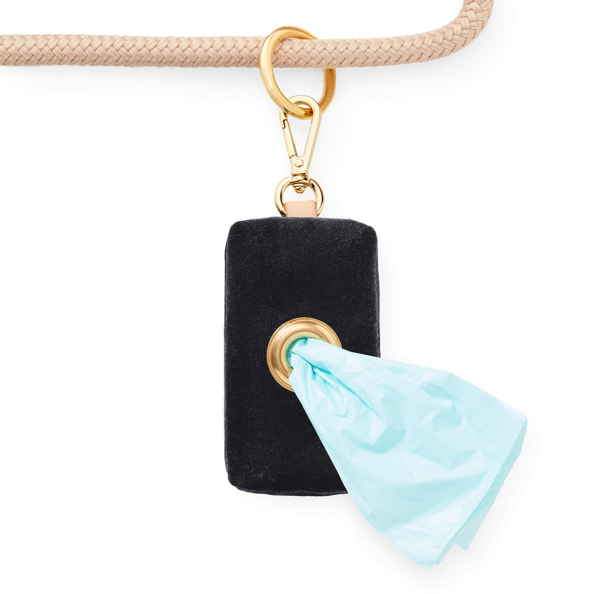 Onyx Waxed Canvas Waste Bag Holder